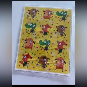 Vintage Hallmark Googly-Eye Animals Sticker Sheet (c. early 2000s)